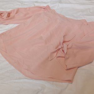 Joan Vass Off Shoulder Blouse